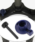 Lockout Lever Kit For SR Suntour XCT And XCM Forks Quick Lock On Climbs And Descents With Dialed Precision displayed with fork close-up