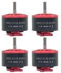 4 Pack 3115 900KV Drone Motors For 4-8S LiPo, Fits 8-13 Inch FPV Freestyle Quadcopters, High Power 1800W Thrust Up To 4819g