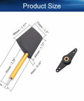 RC Boat Rudder With Straight Servo Arm 44mm 7mm Pad Thickness FXB QJFXD with dimensions shown for precise steering.