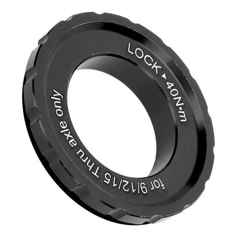 Centerlock Rotor Lockring For Road And Mountain Bikes Disc Brake Hub Lock Ring Cover Fits 9mm 12mm 15mm Systems Built Tough Black Metal