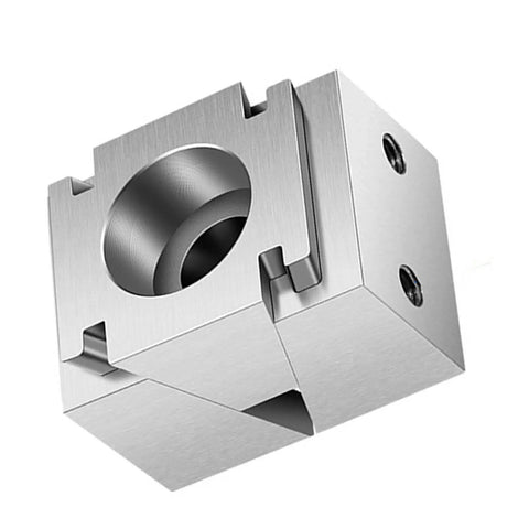 Rock Solid Double Direction Ok Clamp For Tabletop Machining Adjustable Side Fixture With Fixed Clamp Block To Stabilize Workpieces Heavy Duty Precision Jig For Milling Drilling Mold Making And Quick Setup, stainless steel
