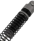 65mm Aluminum RC Shock Absorbers Set For 1/18 Crawler Upgrades with threaded bodies, CNC machined, close-up side view