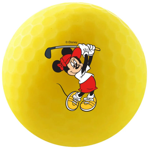 Disney Themed Vivid Golf Ball Gift Set 4 Pack Featuring Minnie Mouse And Friends For Game Ready Play Premium Distance And Spin