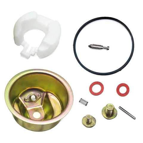 GX120 GX160 GX200 Carburetor Rebuild Kit With Chamber Float Bowl Gasket Needle Valve Spring Pin Screws And Washers Replacement Kit Built With Pro Grade Durable Aluminum Stainless Steel And Rubber Parts For Easy No Fuss Plug And Play Tuning.