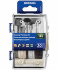 20 Piece Cleaning And Polishing Micro Kit For Rotary Tools With Reusable Case To Tackle Tight Corners And Restore Shine On Metal