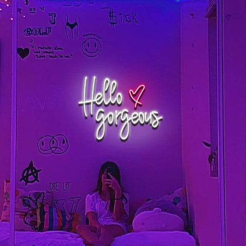 Gorgeous Neon Sign For Wall Decor LED Neon Light For Parties And Celebrations Dope Gift For Birthdays Kids And Family, Mood Lighting