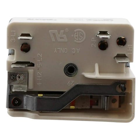 OEM Range Switch Infinite Control Beefed Up Replacement for Whirlpool 3148953 3149400, close-up view of back panel.