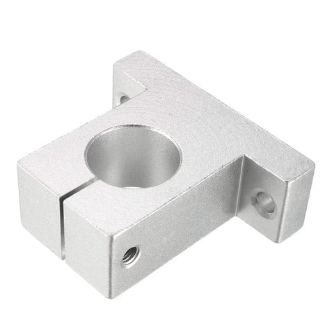 Aluminum Linear Motion Rail Clamping Rod Guide Support For 25mm Shaft Corrosion Resistant High Friction Smooth Movement 7mm Mount Hole