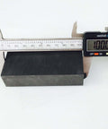 High Purity Graphite Ingot Block For EDM And Milling Surface, 100mm X 50mm X 25mm, 99.9% Purity, Tight 0-0.05mm Tolerance, caliper measurement