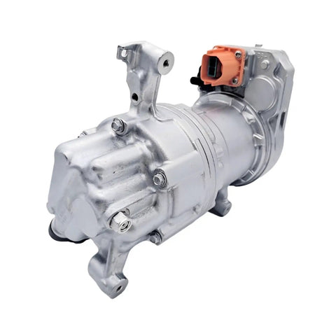 Heavy Duty Electric Ac Compressor For Tesla Model 3 Y Climate Control Oem Design 1501256-00-L Ev Auto Air Conditioning Unit close-up view.