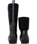 Mens Arctic Sport Tall Boots In Black Size 10 Medium with fleece lining and neoprene, showcasing durable outsoles.