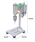 Cool Compact Mini Drill Press Machine With 360 Degree Rotation And Variable Speed Control for precise drilling on crafts.