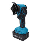 Badass Little Cordless Cut Off Tool And Mini Angle Grinder With 12000 Rpm Grunt And 16Mm Chop Depth For Snappy Cutting Wood Metal Tile Plus Plastic On Tough Weekend Builds, compact design with sharp cutting blade.
