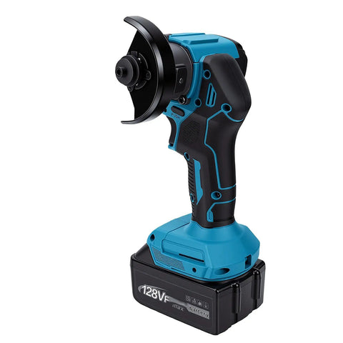 Badass Little Cordless Cut Off Tool And Mini Angle Grinder With 12000 Rpm Grunt And 16Mm Chop Depth For Snappy Cutting Wood Metal Tile Plus Plastic On Tough Weekend Builds, compact design with sharp cutting blade.