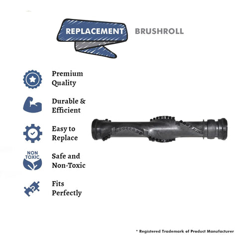 Replacement Brush Roll For PowerForce Compact Vacuum, Silver Finish, Easy Install, Durable Roller, Top Notch Fit