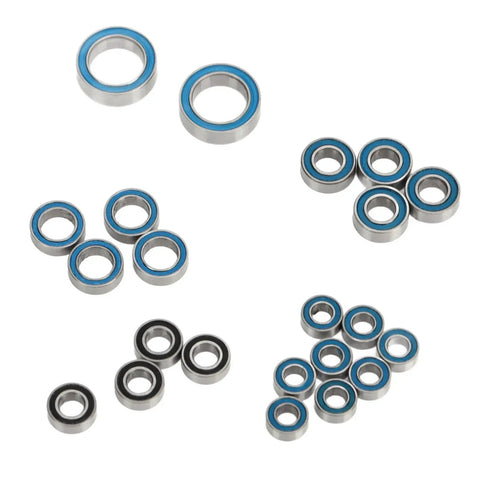 Traxxas 1 18 RC Bearing Kit Stainless Steel Ball Bearings For Small Crawlers Upgrade Parts With Non Double Rubber Seal Durable And Smooth Performance For 1 18 Scale RC Cars, assorted bearings