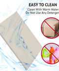 12 Inch Square Pizza Stone For Grill And Oven Premium Cordierite Bake Stone For Crisp Golden Crust Pizza in cleaning instructions view