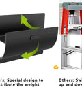 Heavy-Duty Wall Mount Ladder Hooks For Storage And Wheelbarrow Hangers For Garage Walls, comparison of hook designs