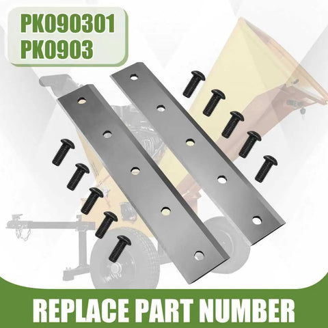 12 Inch Steel Wood Chipper Blade Set For OPC 504 506 506E 566E 50636 Replacement PK0903 PK0915 PK0915 EH with bolts