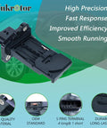 Mass Air Flow Sensor Replacement for Cars 5 Pin MAF Sensor 22680-1MG0A AFH60M-39, black plastic OEM part