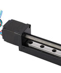 Heavy Duty 200Mm Stroke Xyz Linear Stage Actuator Featuring Single Rail Design And Tough Metal Frame For Cnc Milling with stepper motor.
