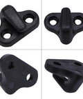 Dang Solid Nylon J Hook Lashing Hardware With Stainless Steel Screws Rig Up Kayak Canoe And Boat Gear For Weekend Adventures, black nylon hooks.