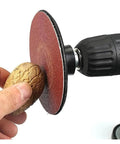 Premium 25 Piece Hook Loop Sanding Disc Set With 40 To 3000 Grit Variety for polishing wood with a drill and sanding disc.