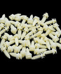 50 Pack Heavy Duty Door Panel Clips Retainers For Gmc Chevrolet Silverado Chevy Pickup Dash Trim Fastener Replacement 15545202 white nylon clips
