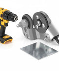 Heavy Duty Drill Nibbler Metal Cutter Attachment Titanium Steel Converter for Sheet Metal, drill and cutting tool set, precision rod.