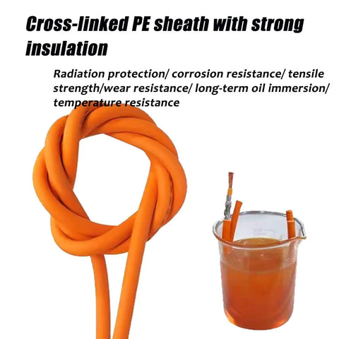 Heavy Duty 30 Ft EV Charging Wire Silicone Multi Core Cable High Voltage Shielded Tinned Copper with PE sheath