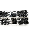 500 Pack Spring Band Hose Clamp Assortment Kit featuring 6-10mm Silicone Vacuum Line Clips Perfect For Fuel Air Low Pressure Systems With Heavy Duty Manganese Steel Build And Anti-Rust Coating For Super Leaky Proof Clamping That Gonna Keep Your Rigs, assorted clamps in organizer case