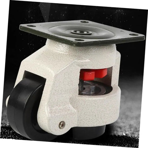 Beefy Heavy Duty Leveling Swivel Casters 4 Pack With 500kg Load Capacity Industrial Plate Caster Wheels close-up