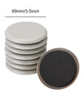 Heavy Duty Furniture Glides And Movers Pads With Strong Self Adhesive Backing Universal Conical Fit For Hardwood Floors And Carpet, 89mm size.
