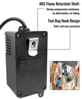 Top Tier Adjustable AC Motor Speed Controller With Bright LED Display And Hella Smooth Voltage Regulator with tool bag hook design.