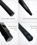 4 In 1 Symmons Temptrol Diverter Wrench Kit One Quarter To Three Quarters Inch Hot And Cold Seat Removal Easy Out Four Way Tool parts