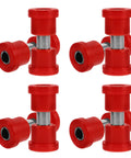 Golf Cart Spring Bushing Kit 8 Piece Rubber and Plastic Replacement Parts for Front and Rear Leaf Springs Easy Install
