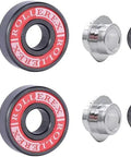 Rock Solid Inline Skate Wheels 76mm 24mm High Density Urethane For A Smooth Ride Indoors And Outdoors Durable Replacement Wheels 2 Pack bearings