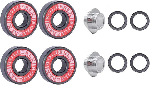 Rock Solid Inline Skate Wheels 76mm 24mm High Density Urethane For A Smooth Ride Indoors And Outdoors Durable Replacement Wheels 2 Pack bearings