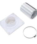 Get Your Washer And Dryer Setup Locked In Tight With This Awesome Estink 4 Inch Vent Kit. The Flex Aluminum Hose Is Super Chill And Comes With A Rotate Lock That Makes Installation A Breeze For Any Bathroom Or Laundry Room Fan Project Plus You Get A. 4 inch aluminum dryer vent kit with hose, wall flange, and clamp