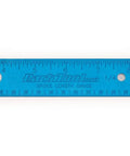 Spoke Bearing And Cotter Gauge For Bicycles, Handy Wheel Maintenance Tool with blue scale for measuring spokes, bearings, and cotter pins.