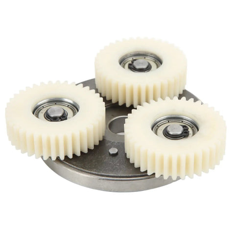 High Performance Planetary Gear Kit 36T with high strength steel gears for 500W to 750W motors, 3 nylon gears with bearings