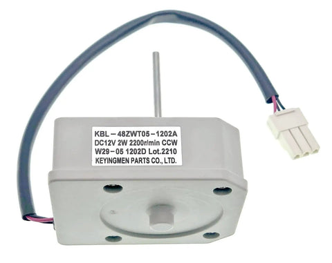 Refrigerator Evaporator Fan Motor Replacement for Omar and Magic Chef and Frigidaire FFET Series Models DC 12V 2W 2200 Rpm Easy Install Plug