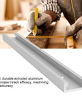 Aluminum Alloy T Slot Miter Track Jig With Smooth Sliding Action For Woodworkers, Precision Tool For Table Saws And Band Saws