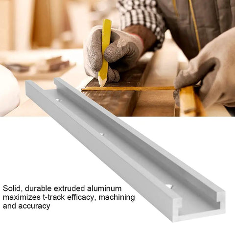 Aluminum Alloy T Slot Miter Track Jig With Smooth Sliding Action For Woodworkers, Precision Tool For Table Saws And Band Saws