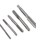 Top Notch 7-Piece Tap And Die Set M3 To M6 With Adjustable T-Handle Ratchet Wrench Kit For Metalworking Pros Who Need Smooth Threading In Tight Spots Without Breaking A Sweat Or Struggling With Chip Clogging. steel tap and die set, M3-M6 threads