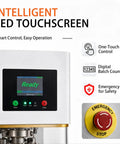 Automatic Can Sealing Machine For Aluminum And PET With 360 Degree Seam Technology Commercial Grade 140W Seamer LED touchscreen