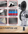 Electric Drill Metal Cutting Shears For Iron And Tin Plates No Hassle Labor Saving Retrofit Tool Compatible Includes One Cutter