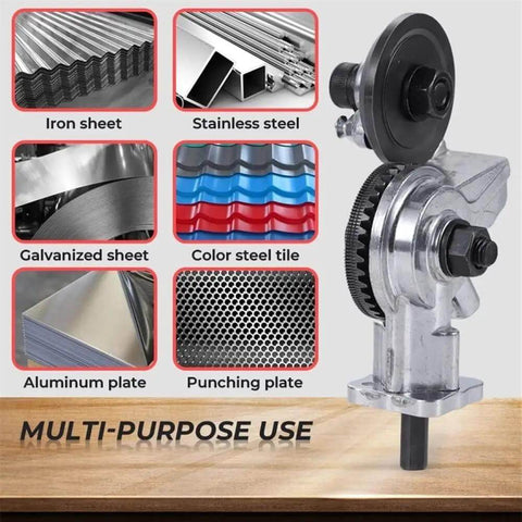 Electric Drill Metal Cutting Shears For Iron And Tin Plates No Hassle Labor Saving Retrofit Tool Compatible Includes One Cutter