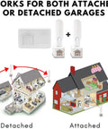 2 Room Wireless Garage Door Monitor And Alert System No WiFi Needed 100 Percent Wireless Home Alarm With Two LightStick Receivers