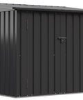 Heavy Duty 35 Cu Ft Outdoor Storage Box With Hydraulic Lift Lid And Lockable Doors All-Weather Metal Shed for patio use